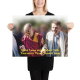 Poster - Dalai Lama and Eckhart Tolle - Vancouver Peace Summit 2009 - All Religions