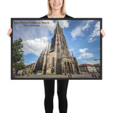 Framed poster - Ulm Minster - Lutheran church - Ulm -  Germany - Lutheranism  - Christianity