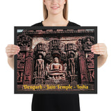 Framed poster - Deogarh - Jain Temple - Jainism - Uttar Pradesh - India