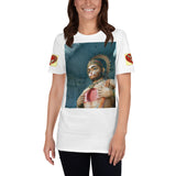 Short-Sleeve Unisex T-Shirt - Hanuman radiating Love to all - Hinduism