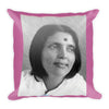 Premium Pillow - Sri Ananda Mayi Ma - radiant Divine Love and sweetness for the house - Hinduism