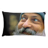 Premium Pillow - Philospher and Yogi - Rajnesh or Osho - Hinduism
