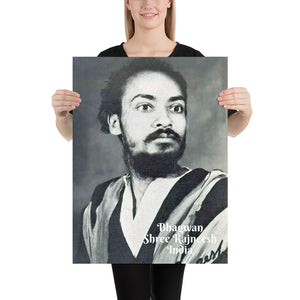 Poster - Bhagwan Shree Rajneesh - Hindu Philosopher and Yogi - India
