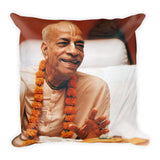 Premium Pillow - The power of Krishna Bhakti - Sri Prabhupada - Hare Khrisna! - Hinduism