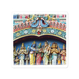Bubble-free stickers - Gods in Hindu temple - Hinduism