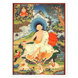 Bubble-free stickers - Maha Yogi Milarepa - Tibet - Buddhism