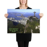 Poster - Cristo Redentor - Rio de Janeiro - Brasil - South America - Catholicism