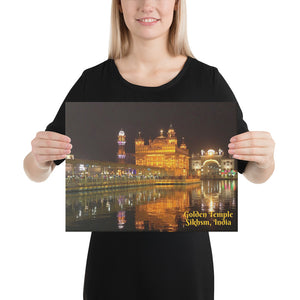 Canvas - The Golden Temple - Amritsar, Punjab, India - Sikhism