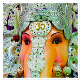 Bubble-free stickers - Lord Ganesha for great beginnings and luck  - Hinduism