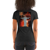 BC 8413 - Ladies' short sleeve t-shirt - Cristo Redentor (two views) - Rio de Janeiro - Brasil - South America - Catholicism