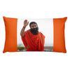 Premium Pillow - Yogi Swami Ramdev - The power of Yoga over the body and senses  - Hinduism