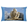 Premium Pillow - The Powerful Shiva in Samadhi - Hinduism