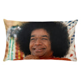 Premium Pillow - Sai Baba radiating Joy to all - Hinduism