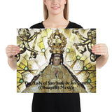 Poster - Our Lady of San Juan de los Lagos (Cihuapilli)  - Jalisco - Mexico