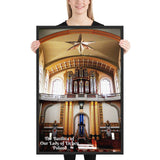 Framed poster - The Basilica of Our Lady of Licheń - Poland - Europe - Catholicism