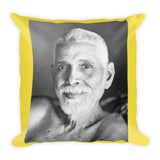 Premium Pillow - Sri Ramana Maharishi - In the Joy of the infinite Self and Equanimity