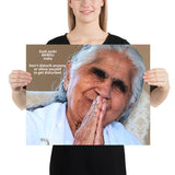Poster - Dadi Janki - Raja and Karma Yoga - BKWSU - Hinduism - India