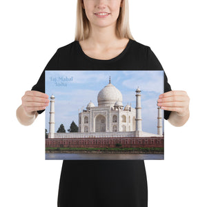 Canvas - Taj Mahal - Moslem Mosque and tourist attraction - Islam - Agra - India