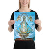 Poster - Protege Mi Casa - Our Lady of San Juan de los Lagos (Cihuapilli) - Jalisco - Mexico