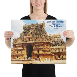 Canvas - Brihadishvara Temple - Shiva - Tamil Nadu - India - Hinduism