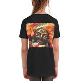 Youth Short Sleeve T-Shirt - Bella + Canvas 3001Y - Krishna Message of Love - Hinduism