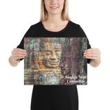 Canvas - Angkor Wat - The Smiling Buddha - Hinduism and Buddhism