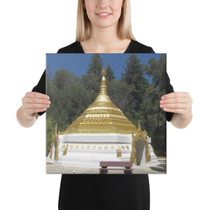 Canvas - Pagoda - TKAM Boulder Creek - California - Theravada Buddhism