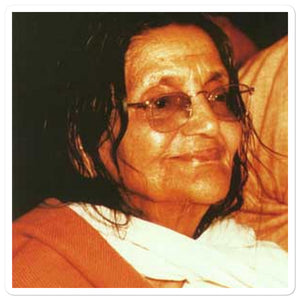 Bubble-free stickers - Sri Ananda Mayi Ma - Bliss permeated Mother - Hinduism