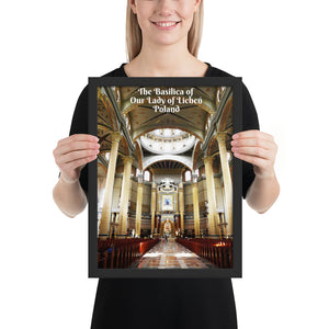 Framed poster - The Basilica of Our Lady of Licheń - Poland - Europe - Catholicism