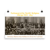 Poster - Parliament of the World's Religions - Chicago USA - 1893 - All Religions