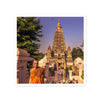 Bubble-free stickers - Bodh Gaya - the holy place of the Buddhas Enlightenment - India - Hinduism - Buddhism