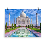 Photo paper poster - Taj Majal - The Jewel of Muslim  art in India - Islam and Hinduism