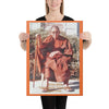 Canvas - Venerable Taungpulu Sayadaw of Myanmar (Burma) - in TKAM Boulder Creek - CA USA - Theravada Buddhism