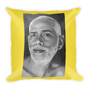 Premium Pillow - Sri Ramana Maharishi - In the Joy of the infinite Self and Equanimity