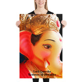 Poster - Lord Ganesha - Remover of Obstacles - Painting - Hinduism - India