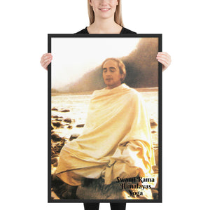 Framed poster - Swami Rama - Yoga - India and Tibet - Hinduism