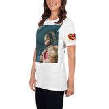 Short-Sleeve Unisex T-Shirt - Hanuman radiating Love to all - Hinduism