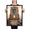 Framed poster - Shrine to the Blessed Carlos Manuel  - Cathedral of San Juan - Puerto Rico - Catholicism