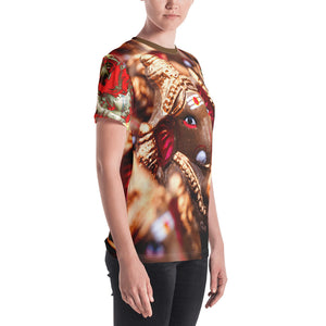 Women's T-shirt - All Over Print with Ganesha's images - Hinduism