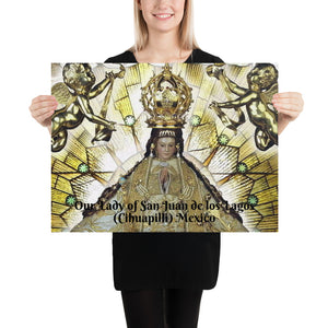 Poster - Our Lady of San Juan de los Lagos (Cihuapilli)  - Jalisco - Mexico