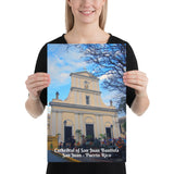 Poster - Cathedral of San Juan Bautista - San Juan - Puerto Rico - Catholicism
