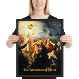 Framed poster  - The Ascension of Christ  - painting by Uhde