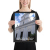 Framed poster - Cathedral of San Juan Bautista - San Juan - Puerto Rico - Catholicism