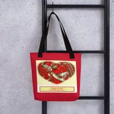 Tote bag - Lowest cost with our logo with Radha-Krishna heart - Spread love all around!