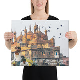 Canvas - The Sacred City of Varanasi - A major religious hub in India - Hinduism and Buddhism and Ravidassia