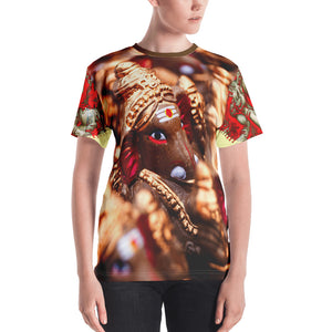 Women's T-shirt - All Over Print with Ganesha's images - Hinduism