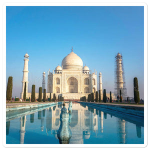 Bubble-free stickers  - Taj Mahal - the Greatest Moslem art in India - Hinduism - Islam