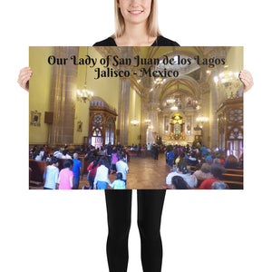 Poster - Our Lady of San Juan de los Lagos (Cihuapilli) - Jalisco - Mexico