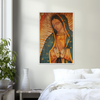 GELATO GLOBAL PRINT - Premium Semi-Glossy Paper Wooden (Blanco) Framed Poster - Basilica of Our Lady of Guadalupe, also known as the Virgen of Guadalupe - Mexico - Catholicism