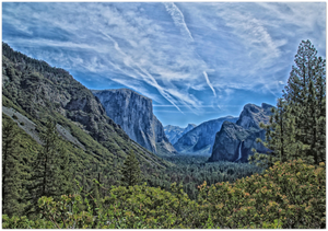 GELATO GLOBAL PRINT - Landscape Aluminum Print - Beautiful spectacular landscape view - Yosemite National Park in CA USA